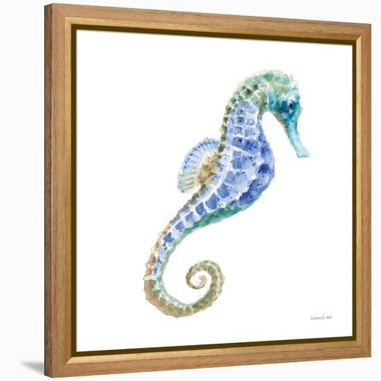 Undersea Seahorse-Danhui Nai-Framed Stretched Canvas