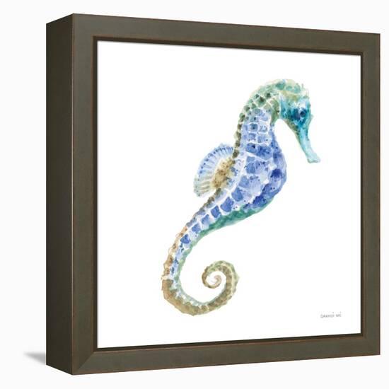 Undersea Seahorse-Danhui Nai-Framed Stretched Canvas