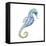 Undersea Seahorse-Danhui Nai-Framed Stretched Canvas