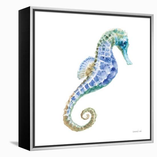 Undersea Seahorse-Danhui Nai-Framed Stretched Canvas