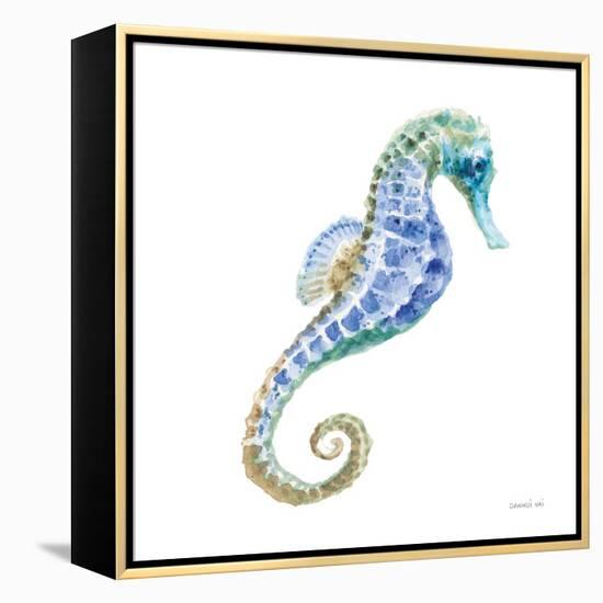 Undersea Seahorse-Danhui Nai-Framed Stretched Canvas