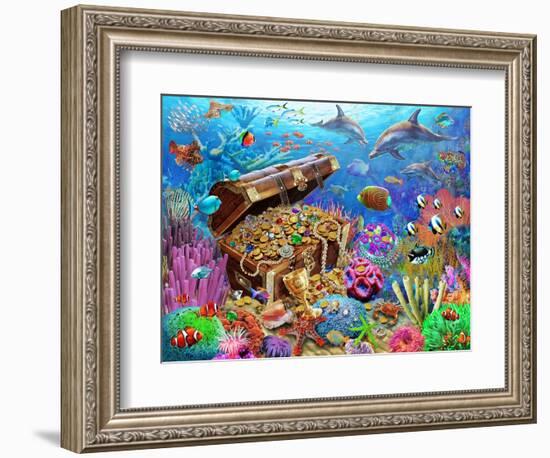 Undersea Treasure-Adrian Chesterman-Framed Premium Giclee Print