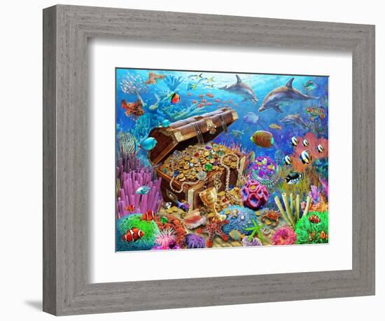 Undersea Treasure-Adrian Chesterman-Framed Premium Giclee Print