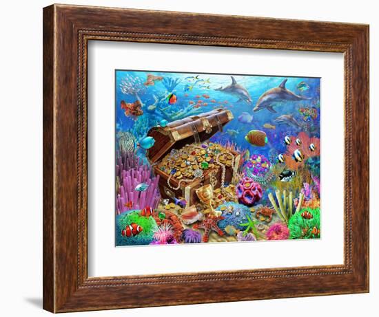 Undersea Treasure-Adrian Chesterman-Framed Premium Giclee Print