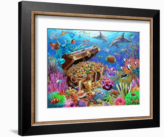 Undersea Treasure-Adrian Chesterman-Framed Premium Giclee Print