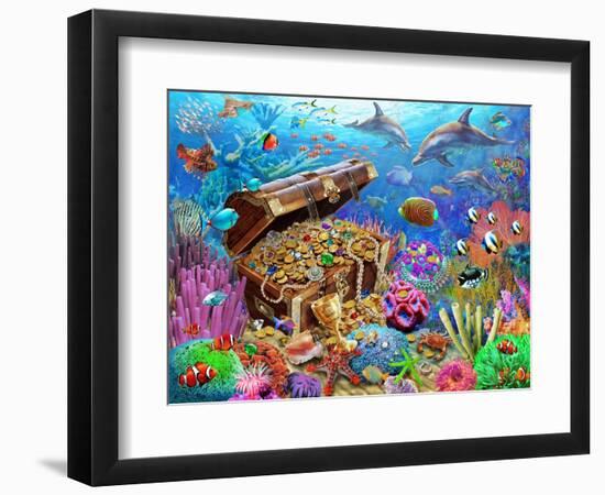 Undersea Treasure-Adrian Chesterman-Framed Premium Giclee Print