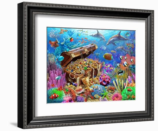 Undersea Treasure-Adrian Chesterman-Framed Premium Giclee Print