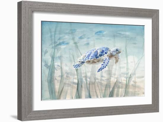 Undersea Turtle-Danhui Nai-Framed Art Print