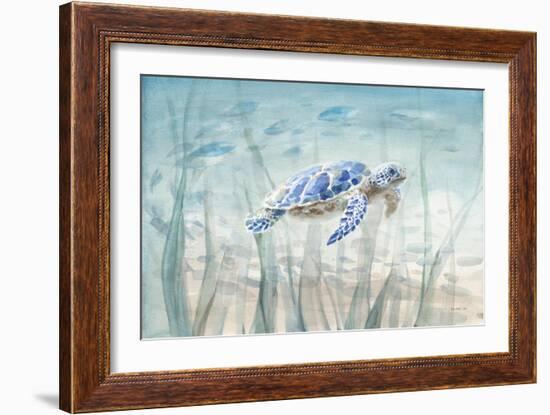 Undersea Turtle-Danhui Nai-Framed Art Print