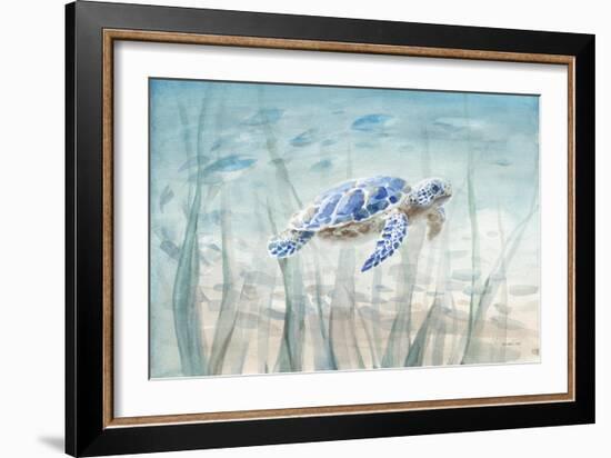 Undersea Turtle-Danhui Nai-Framed Art Print