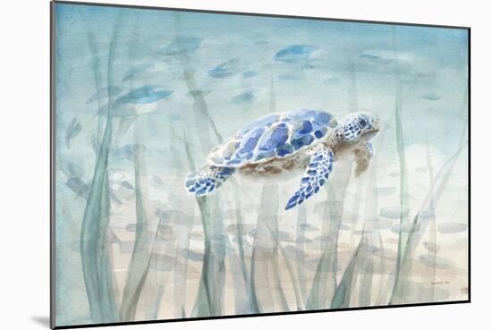 Undersea Turtle-Danhui Nai-Mounted Art Print