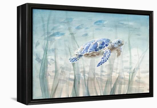 Undersea Turtle-Danhui Nai-Framed Stretched Canvas