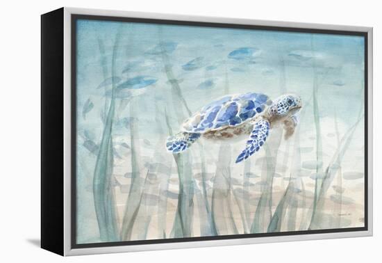 Undersea Turtle-Danhui Nai-Framed Stretched Canvas