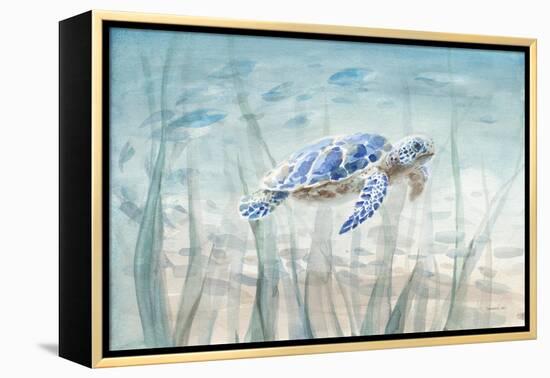 Undersea Turtle-Danhui Nai-Framed Stretched Canvas