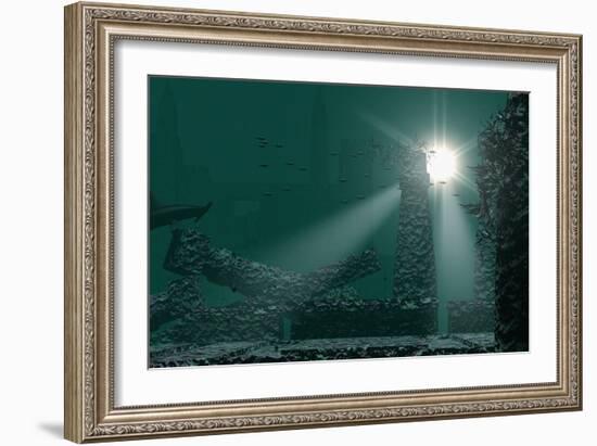 Underwater Atlantis-Christian Darkin-Framed Photographic Print