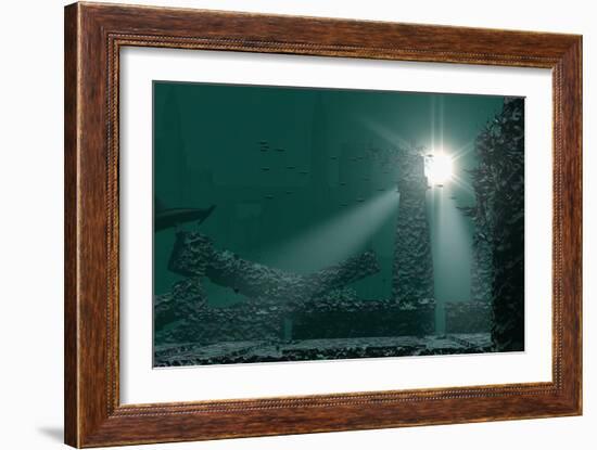 Underwater Atlantis-Christian Darkin-Framed Photographic Print