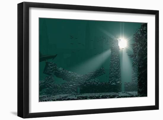 Underwater Atlantis-Christian Darkin-Framed Photographic Print