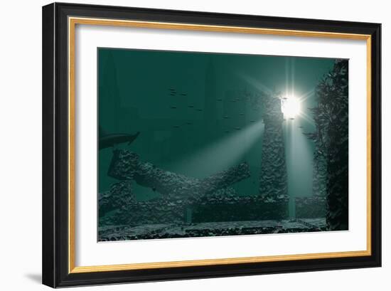 Underwater Atlantis-Christian Darkin-Framed Photographic Print