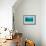Underwater Background in Ocean-Rich Carey-Framed Photographic Print displayed on a wall