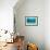 Underwater Background in Ocean-Rich Carey-Framed Photographic Print displayed on a wall