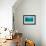 Underwater Background in Ocean-Rich Carey-Framed Photographic Print displayed on a wall