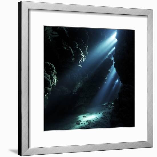 Underwater Cave-Alexander Semenov-Framed Premium Photographic Print