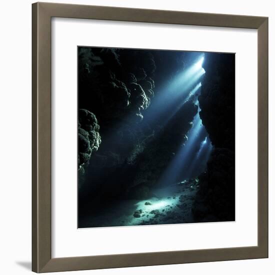 Underwater Cave-Alexander Semenov-Framed Premium Photographic Print