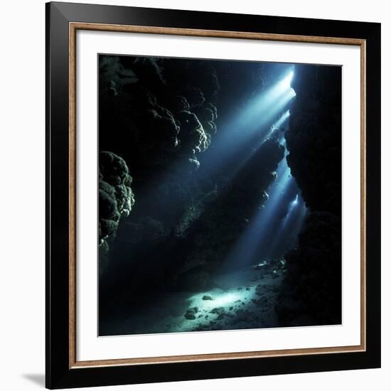 Underwater Cave-Alexander Semenov-Framed Photographic Print