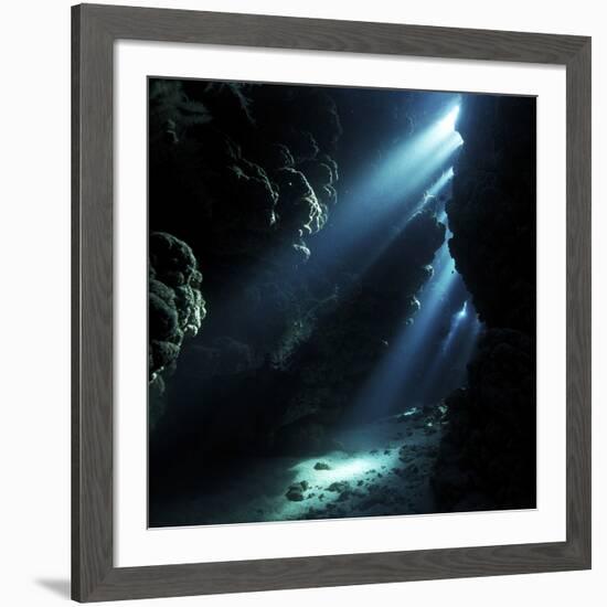 Underwater Cave-Alexander Semenov-Framed Photographic Print