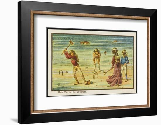 Underwater Croquet-Jean Marc Cote-Framed Photographic Print