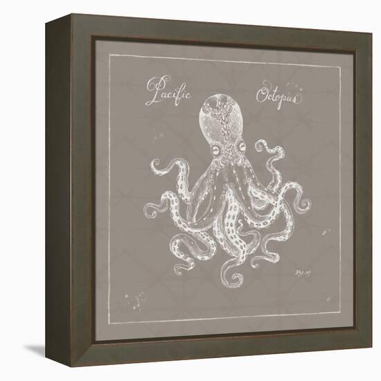 Underwater Life X Greige-Daphne Brissonnet-Framed Stretched Canvas