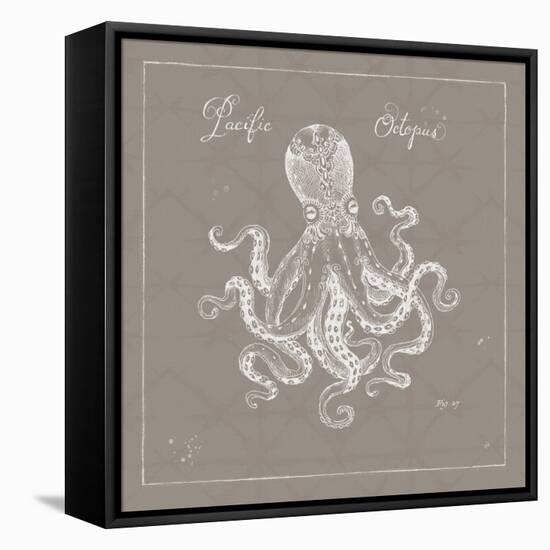 Underwater Life X Greige-Daphne Brissonnet-Framed Stretched Canvas