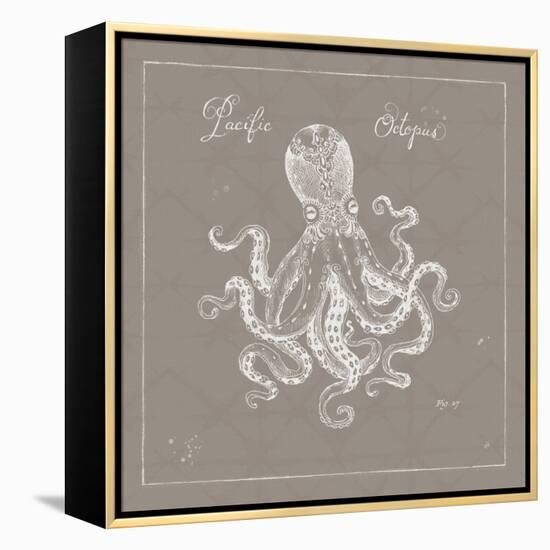 Underwater Life X Greige-Daphne Brissonnet-Framed Stretched Canvas