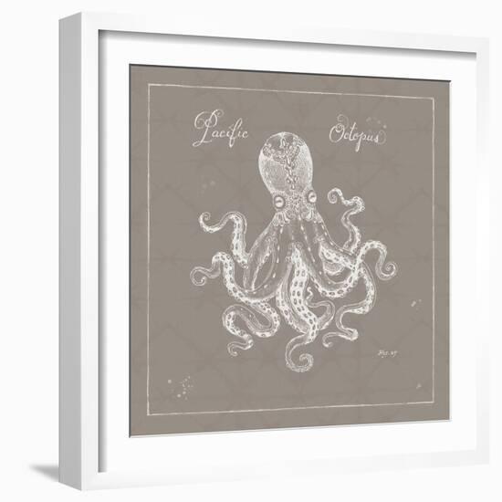 Underwater Life X Greige-Daphne Brissonnet-Framed Premium Giclee Print
