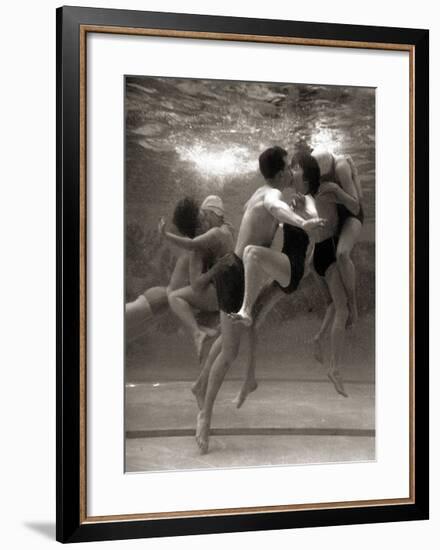 Underwater Love-null-Framed Giclee Print