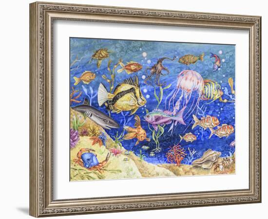 Underwater Menagerie-Charlsie Kelly-Framed Giclee Print