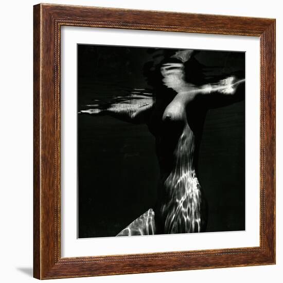 Underwater Nude, 1981-Brett Weston-Framed Photographic Print