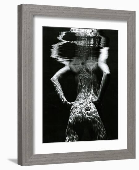 Underwater Nude, 1981-Brett Weston-Framed Photographic Print