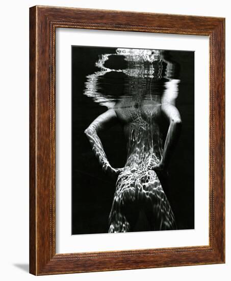 Underwater Nude, 1981-Brett Weston-Framed Photographic Print