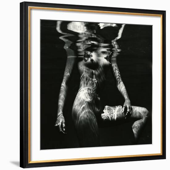 Underwater Nude, c.1980-Brett Weston-Framed Photographic Print