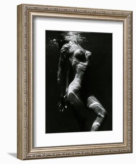 Underwater Nude, c. 1980-Brett Weston-Framed Photographic Print