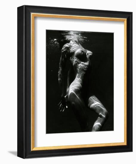 Underwater Nude, c. 1980-Brett Weston-Framed Photographic Print