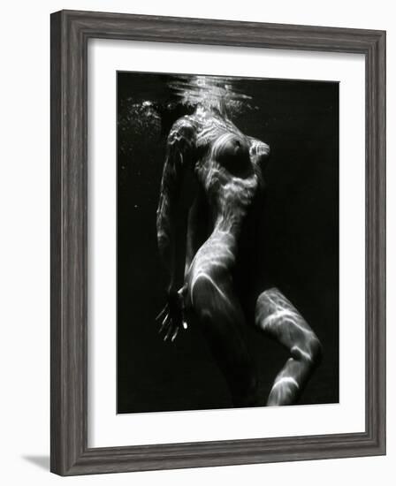 Underwater Nude, c. 1980-Brett Weston-Framed Photographic Print