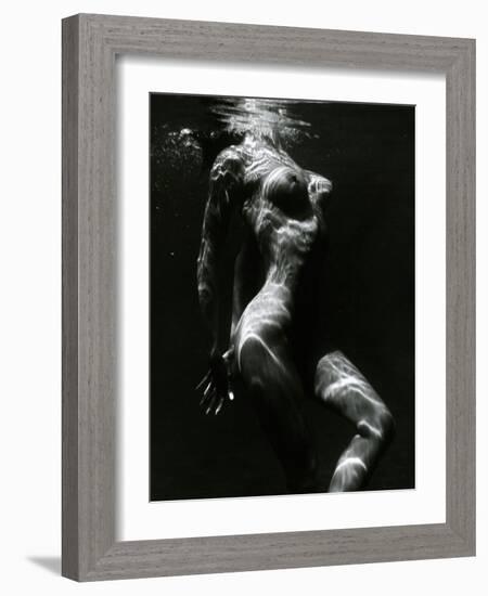 Underwater Nude, c. 1980-Brett Weston-Framed Photographic Print