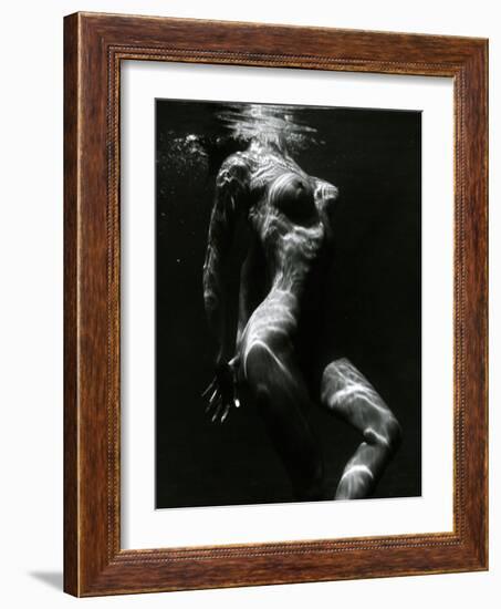 Underwater Nude, c. 1980-Brett Weston-Framed Photographic Print