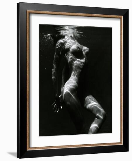 Underwater Nude, c. 1980-Brett Weston-Framed Photographic Print