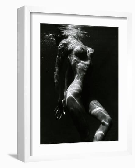 Underwater Nude, c. 1980-Brett Weston-Framed Photographic Print