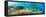 Underwater Panorama with Coral and Fishes. Andaman Sea. Merged from 5 Images-GoodOlga-Framed Premier Image Canvas