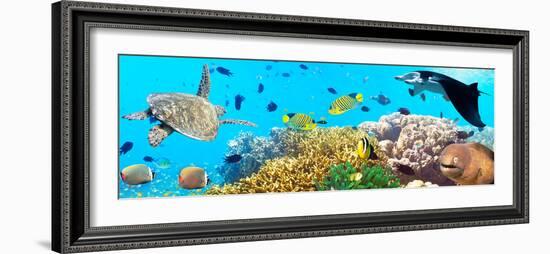 Underwater Panorama-GoodOlga-Framed Photographic Print