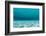 Underwater Photograph of a Textured Sandbar in Clear Blue Water Near Staniel Cay, Exuma, Bahamas-James White-Framed Photographic Print